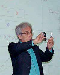 Albert Fert lors de la conférence 2009