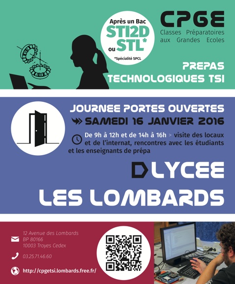 Journée Portes Ouvertes au lycée Les Lombards