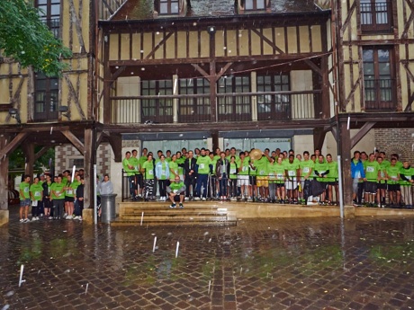 Photo de groupe : qui c'est les plus forts, c'est les Verts !