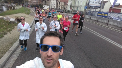 Mathilde (MPSI), Adèle (MP) et Lucile (MP) en plein effort